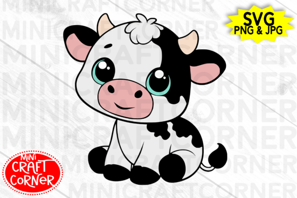 Adorable Cow Cut File for Creative Projects