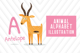 Animal Alphabet a for Antelope: A Playful Twist on Typography