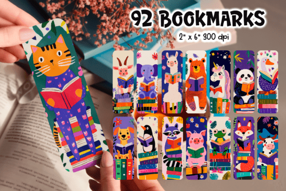 Animal Bookmarks for Kids Bundle: Igniting a Love for Reading