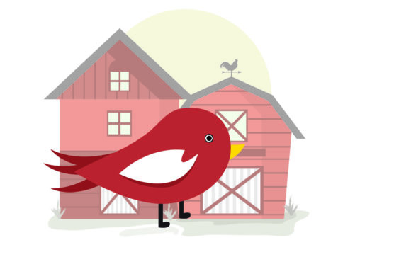 Bring Whimsy to Your Designs with a Cute Animal Head Bird Font