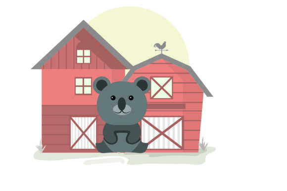 Charming Koala Animal Head: Your Go-To Design Asset