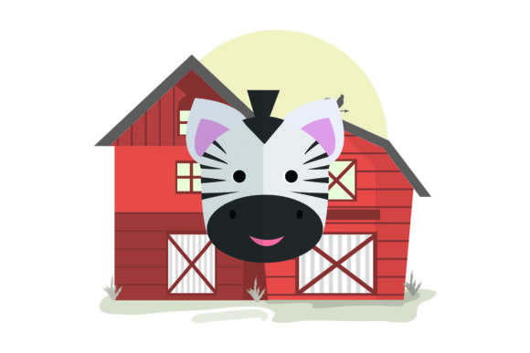 Cute Animal Head Zebra: A Playful Asset for Creative Projects