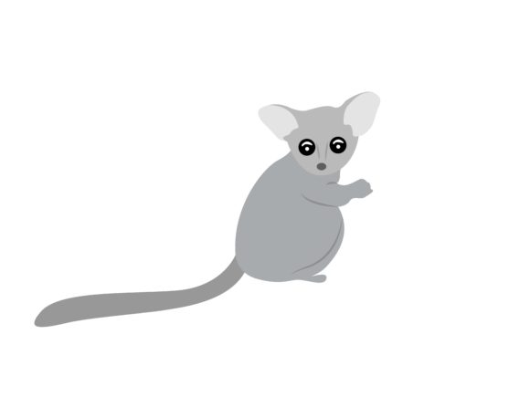 Cute Slow Loris Animal: A Design Asset with Personality