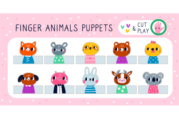 Finger Animal Puppets: Funny Handmade Craft Ideas