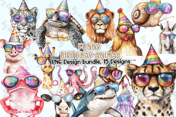 Funny Birthday Animal PNG: A Designer's Guide to This Playful Asset