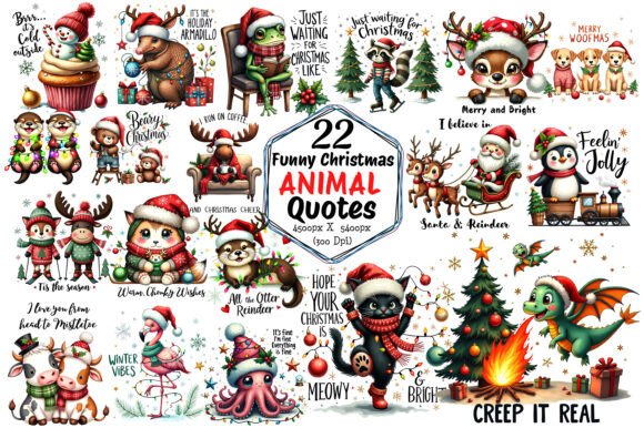 Funny Christmas Animal Quotes: A Designer's Secret Weapon