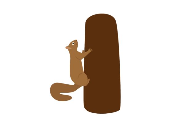 Squirrel Climbs Animal: A Playful Asset for Creative Design