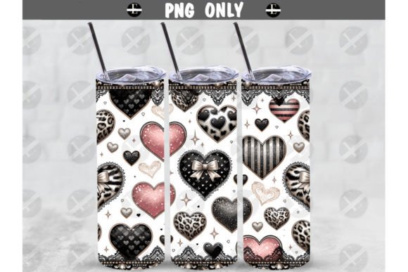 Valentines Tumbler Wraps - Animal Print