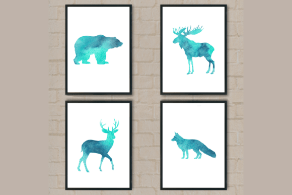 Watercolor Forest Animal Posters: A Whimsical Touch for Modern Decor