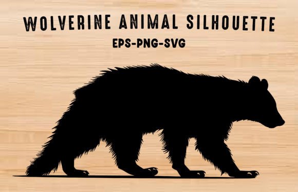 Wolverine Animal SVG Clipart: A Bold Graphic for Every Project